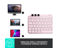 LOGITECH LOGITECH Klawiatura MX Keys Mini rózowa 920-010500 - 680464 - zdjęcie 13